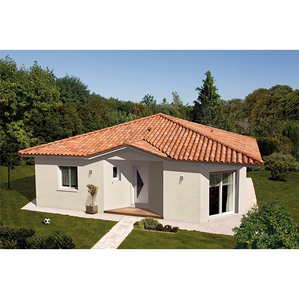 Tuile En Terre Cuite Grand Moule Fort Galbe D'aspect Canal - Fériane - Colorado - 48 X 29 Cm 3 Tuile En Terre Cuite Grand Moule Fort Galbe D'aspect Canal - Fériane - Colorado - 48 X 29 Cm – Image 3