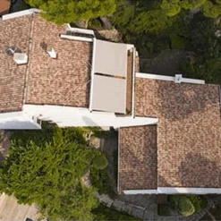 Tuile En Terre Cuite - Romane Sans - Double Emboîtement Grand Moule Fortement Galbée - Rouge -Construire Un Magasin D'outils tuile 20romane 20sans 20amb