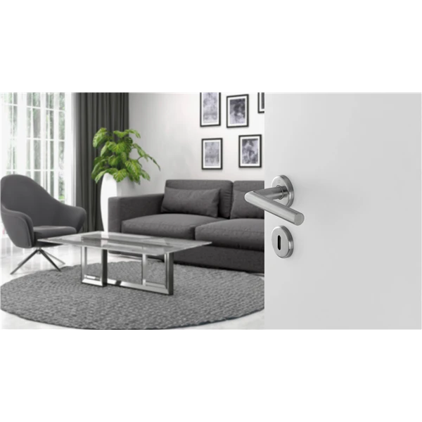 Ensemble Sur Rosace Clé En L Utrecht Hoppe Inox Finition Mat 3940680 1 Ensemble Sur Rosace Clé En L Utrecht Hoppe Inox Finition Mat 3940680