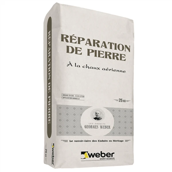 Mortier à La Chaux Aérienne Weber Pour Réparation De Pierre 1 Mortier à La Chaux Aérienne Weber Pour Réparation De Pierre