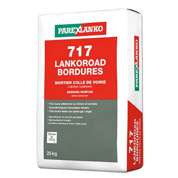 Mortier-colle De Voirie à Retrait Compensé LANKOROAD BORDURES 717 - Sac De 25 KG 1 Mortier-colle De Voirie à Retrait Compensé LANKOROAD BORDURES 717 - Sac De 25 KG
