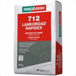 Mortier De Voirie à Retrait Compensé LANKOROAD RAPIDEX 712 - Sac De 25 KG