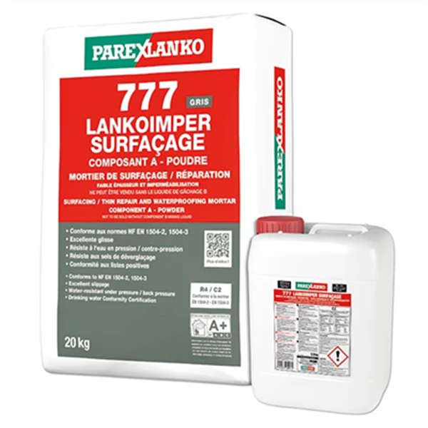 Mortier D'imperméabilisation LANKO IMPER SURFAÇAGE 777 - Kit De 23,9 KG 1 Mortier D'imperméabilisation LANKO IMPER SURFAÇAGE 777 - Kit De 23,9 KG