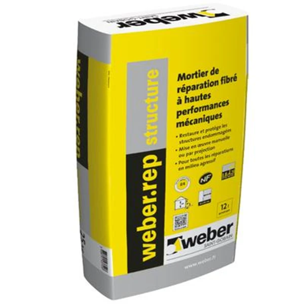 Mortier De Réparation Fibré Weber Rep Structure 1 Mortier De Réparation Fibré Weber Rep Structure